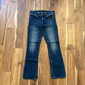 Express Barely Boot Mid Rise Jeans